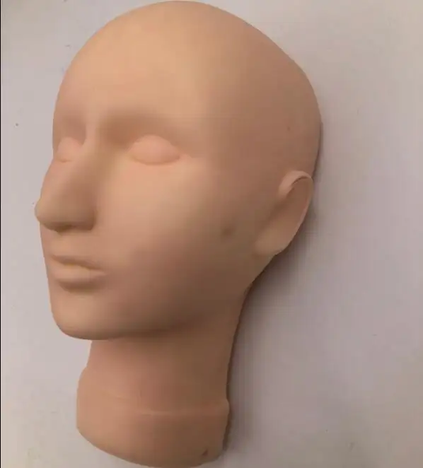 Professionale Testa del Mannequin per il Trucco Permanente del Cuoio Capelluto Micropigmentation Testa Pratica il Trucco