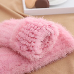 <span class=keywords><strong>Luxe</strong></span> Opéra Partie Chaud Demi Doigt Femmes Hiver Réel Fourrure De Vison Gants Mitaines - Product Image 6