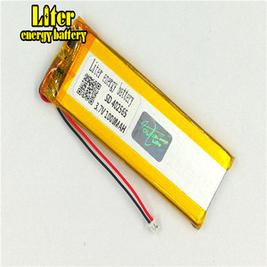 Socket 1.25 2 line 3.7 V 402565 Lithium ion polymer Rechargeable 1000 mAh Durable battery for tablet Pc Power Bank e-book - Product Image 1