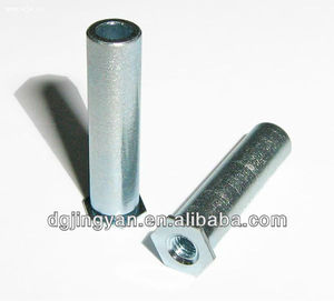 Oem de la alta precisión torno automático de mecanizado de <span class=keywords><strong>aluminio</strong></span> hexagonal tuerca de remache - Product Image 1