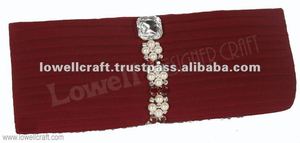Lowellcraft Sacs à main en satin pour femmes, pochettes de soirée en strass, pour mariage et fête formelle L-65 - Product Image 2