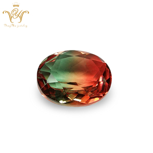 Moda al por mayor <span class=keywords><strong>verde</strong></span> menta turmalina piedras preciosas para la joyería de los pendientes - Product Image 4