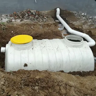 Biodigã subterrâneo para tratamento de água, frp tanque septico mini biogas digester de bagagem