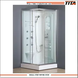 Free standing whirlpool steam massage bathroom shower enclosure