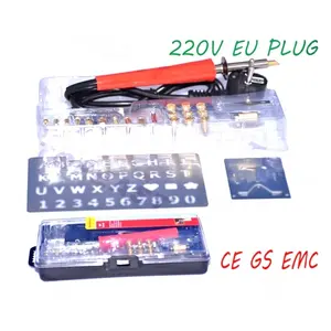 Kit de quema de madera PLGU US de 110V de mayor calidad, kit de soldador de pluma de pirograbado con 21 puntas para quemar madera y artesanías de <span class=keywords><strong>cuero</strong></span> - Product Image 1