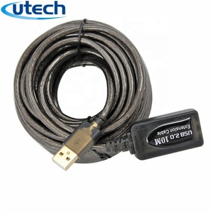 <span class=keywords><strong>Cavo</strong></span> di <span class=keywords><strong>Prolunga</strong></span>/Ripetitore <span class=keywords><strong>USB</strong></span> 2.0 Maschio-Femmina OEM di Alta Qualità con Schermatura Intrecciata e Rivestimento in PVC - 10M (Placcato in Nichel/Oro per Computer) - Product Image 1