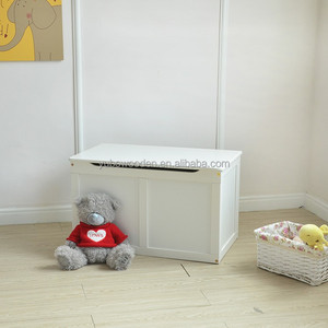 Boîte de rangement de jouets en bois <span class=keywords><strong>blanc</strong></span> bon marché en gros Banc de <span class=keywords><strong>coffre</strong></span> <span class=keywords><strong>à</strong></span> jouets pour enfants pour chambre d'école salon hôtel - Product Image 4