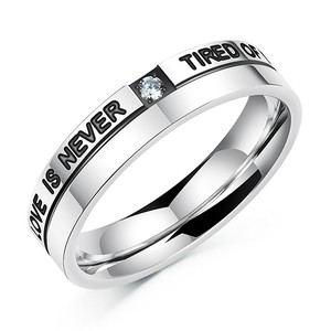 Marlary Prezzo Poco Costoso di Alta Qualità <span class=keywords><strong>Turco</strong></span> di Disegno Semplice <span class=keywords><strong>Alfabeto</strong></span> Lettera Paio di Fidanzamento Anello di Cerimonia Nuziale - Product Image 4