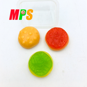 Bonbons gélifiés en forme de <span class=keywords><strong>mini</strong></span> <span class=keywords><strong>hamburger</strong></span> aux saveurs de fruits, bonbons en vrac - Product Image 2