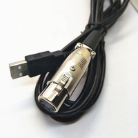 Adaptateur convertisseur de câble Audio femelle vers USB, 5-3M, XLR, Microphone