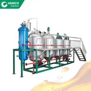 Planta completa de refinería de aceite comestible utiliza trilladora y esterilizador de aceite de palma vertical Ventas directas de fábrica de motores