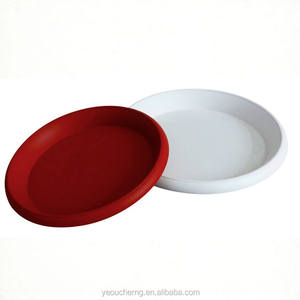 8003-1Aiermei Round Saucer Plastic Flower <b>Pots</b> Dipping Saucer Factory Price - Product Image 2
