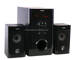 Preço de fábrica RHM Home Theatre System 2.1 Multimídia Speaker Com USB/SD/BT RM-9101