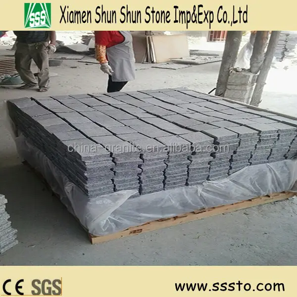 Cheap Chinese Flamed Meshed Back Granite Paving Stone,Cube stone