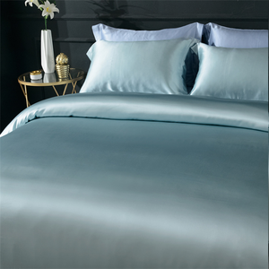 Fashion Luxury Silk <strong>Satin</strong> Bedding Pure Mulberry Silk <strong>Duvet</strong> Cover <strong>Set</strong> 5 Star Hotel Bed Sheet <strong>Set</strong> - Product Image 2