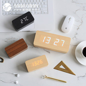 Khối Lập Phương Để Bàn Kỹ Thuật Số Thay Đổi Màu Sắc Thời Trang Mới Cho Trẻ Em Đồng Hồ Báo Thức Đèn Led Báo Thức Lạ Mắt - Product Image 4