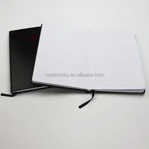 Lederen Executive Quad Regeerde Notebook Leverancier Deluxe Binding Boek Custom Logo