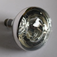 Lampe chauffante infrarouge pour cochon d'élevage Lampes chauffantes infrarouges Porcelet R125 Ampoule chaude transparente Lumière de porc