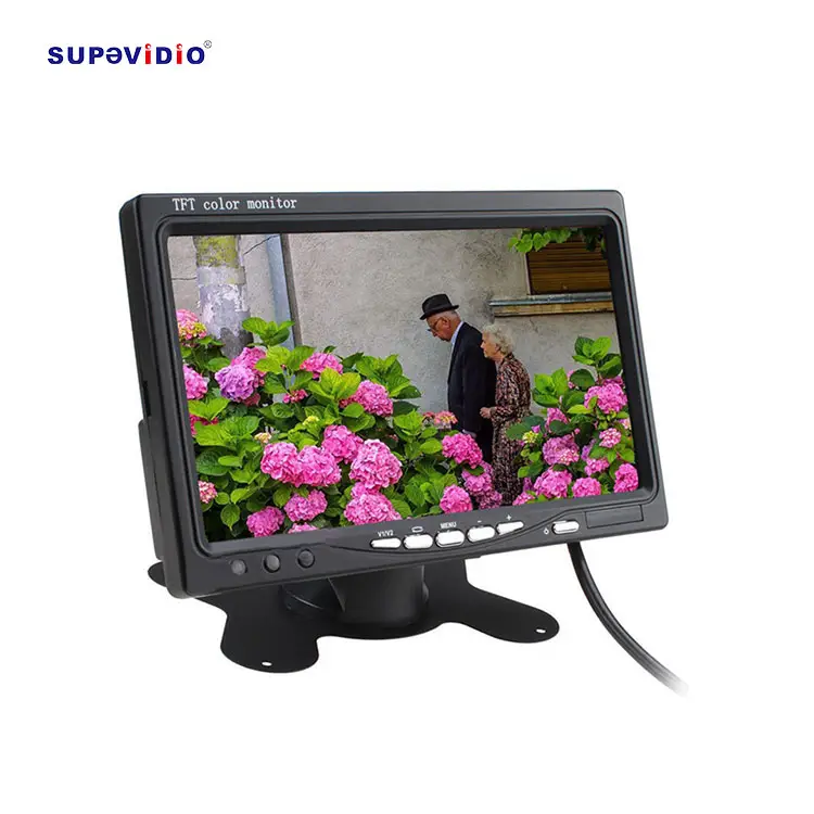 Precio de fábrica 7 Tft Color Lcd Quad Monitor de calidad superior pulgadas pantalla del coche para camión