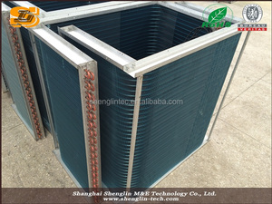 L,U forma de tubo de cobre e alumínio <span class=keywords><strong>fin</strong></span> evaporador bobina para bomba de calor - Product Image 4