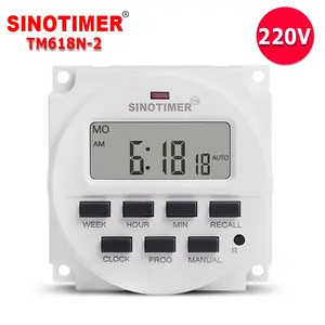 SINOTIMER Mikro Digital 220V AC Timer Otomatis Controller dengan Baru Relay Di Dalam dan Mundur Fungsi