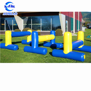 Inflatable Bunker Trở Ngại Vui Vẻ Thể Dục Đất Trở Ngại Khóa Học Zig Zag <span class=keywords><strong>Run</strong></span> Trò Chơi - Product Image 5
