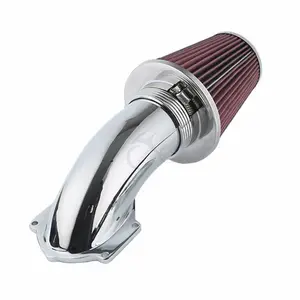 TCMT Filtre d'<span class=keywords><strong>admission</strong></span> à cône de filtre à air chromé pour Honda Shadow Spirit 750 1998-2013 XF130672-E - Product Image 1