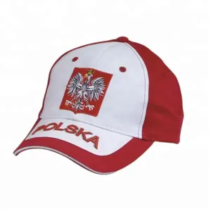 contrast eyelet 3D puff embroidered poland baseball cap hat