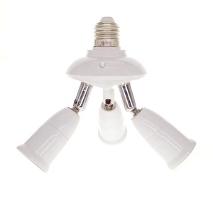 360 度旋转 E27 灯适配器插座 110 V 220 V 可调转换器分配器 3 In 1/4 In 1/5 在 1 个灯座灯泡 - Product Image 2
