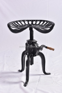 Sgabello da bar in ghisa industriale Vintage per cucina a casa all'aperto - Product Image 4