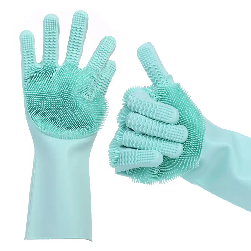 B5 Cleaning Tools Dish Glove For Dishwashing, Kitchen Heat Resistant Silicone Glove For Washing Dish