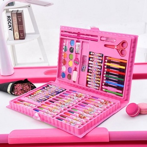 Promosyon 86 adet çizim seti çocuklar için kırtasiye boyama sanat seti - Product Image 5