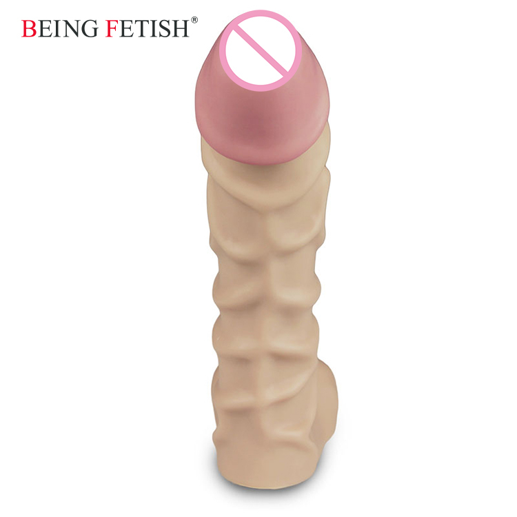 Pas cher Haute Qualité Énorme Gode PVC Étanche Faux Gode Pénis Pour Femmes Sexe Masturbateur Dick