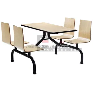 Offre Spéciale Mobilier De Salle À Manger Table Et chaise de Restaurant Pour La Cantine Scolaire