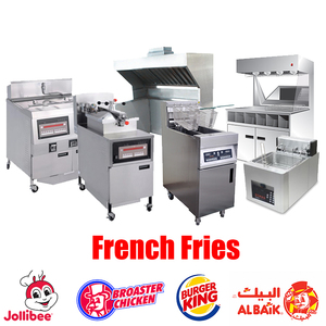 Küresel Popüler Hızlı Gıda Zincirler Restoran Mutfak Ekipmanları Sayacı Tasarım/Kavrulmuş Tavuk ve Burger Yapma Makinesi - Product Image 2