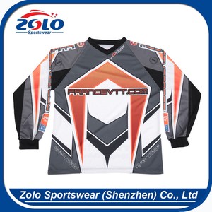Popular y el más nuevo 100% <span class=keywords><strong>de</strong></span> poliéster sublimada camisetas <span class=keywords><strong>de</strong></span> carreras <span class=keywords><strong>de</strong></span> bmx jersey - Product Image 6