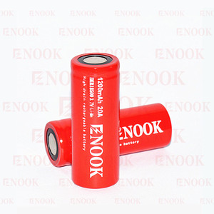 Alta calidad 20amp IMR enook 18500 1200 mAh batería recargable PK <span class=keywords><strong>Sony</strong></span> VTC3 vaporshark batería - Product Image 3