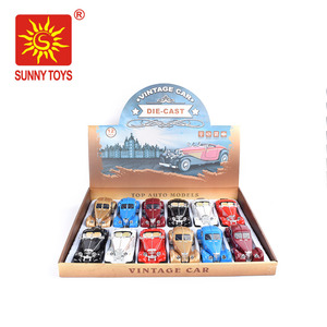 Alibaba al por mayor 1:28 escala die cast Classic metal modelo de coche con música ligera - Product Image 2