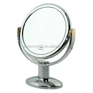 Silber make-up spiegel freien stehtisch spiegel silber tischspiegel