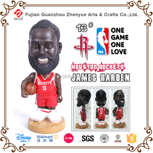 Résine polyrésine personnalisé <span class=keywords><strong>NBA</strong></span> bobble tête de poupée <span class=keywords><strong>NBA</strong></span> de <span class=keywords><strong>basket</strong></span> - ball lecteur - Product Image 1