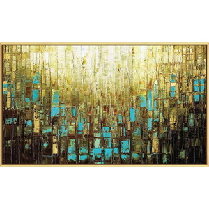 Pittura a olio astratta di colore di arte della parete della tela di grandi dimensioni su ordinazione della decorazione domestica - Product Image 1