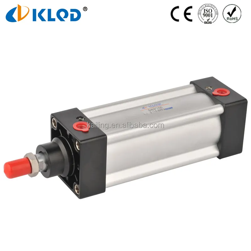 SI series ISO6431 standard double acting piston pneumatic cylinder