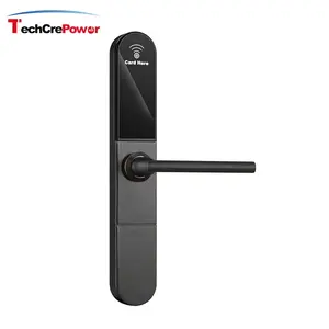 E918 आरएफ कार्ड इलेक्ट्रॉनिक दरवाज़े के हैंडल लॉक, स्मार्ट आरएफआईडी होटल के दरवाजे लॉक सिस्टम कीमत