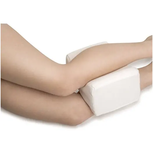 Comfort Wedge Contour Orthopedic Knee Pillow with removable strap