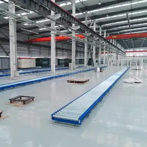 Fabrika depo ve iş montaj hattı için endüstriyel ağır yük makaralı konveyör