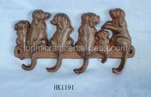 Ventes directes d'usine coulée fer métal chat crochet mural décoratif pour la décoration intérieure - Product Image 6