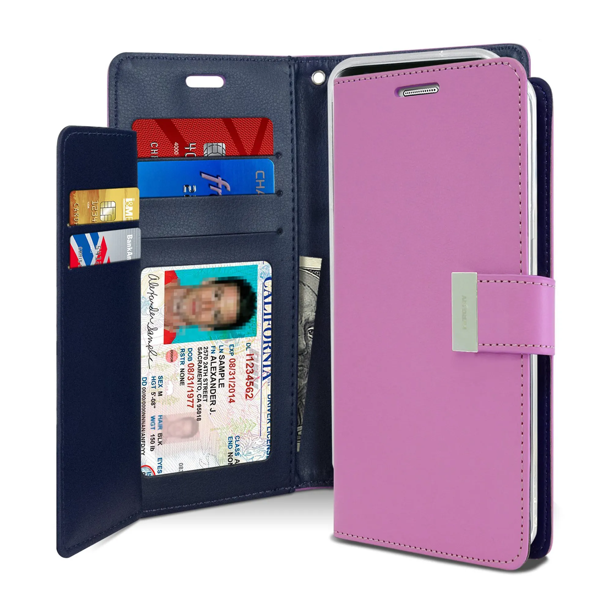 Mercury Korea Brand Goospery Original Rich Diary Flip Case For Samsung Galaxy s22 Wallet Phone Case