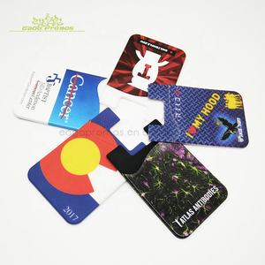 حامل محفظة بطاقات سيليكون لاصق OEM مخصص من شركة تصنيع المعدات الأصلية وشانغهاي Eago Eago Promos - Product Image 1