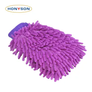 Free Available Top Quality Customized Factory Price Chenille Microfiber Wash Mitt
