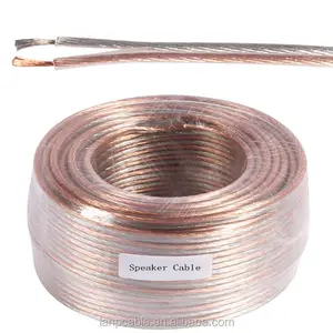 Low Noise Speaker Cable OFC Copper Loud Speaker Wire For Home Theater Amplifier Car Audio Wire Soft Touch Flat Cable